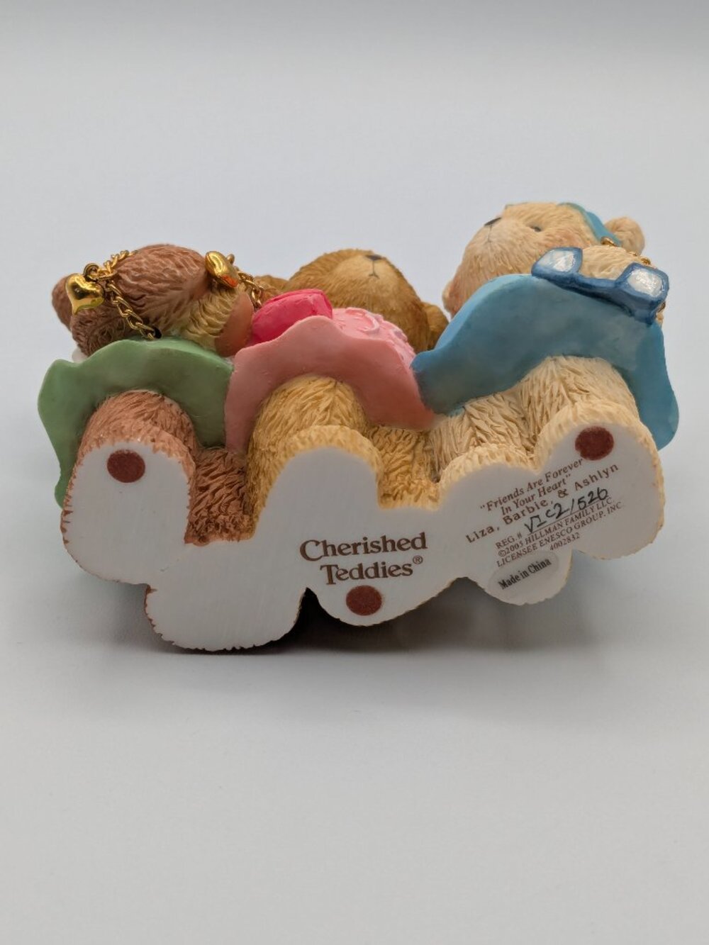 Cherished Teddies Liza Barbie Ashlyn Friends Are Forever (4002832) 2005 Rare - Picture 6 of 8